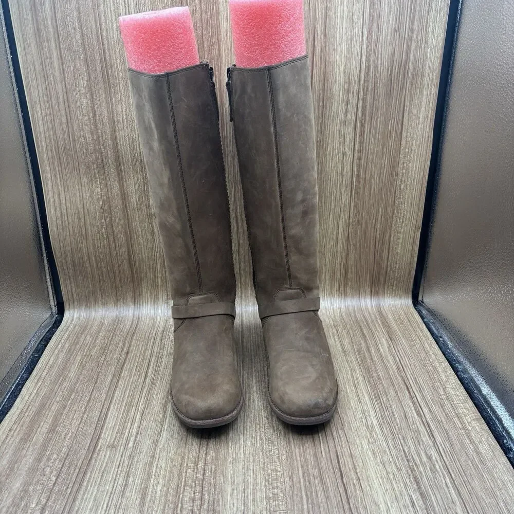 Teva De La Vina Dos‎ Women's Size 6 EU 37 Brown 107143 Tall Waterproof Boots